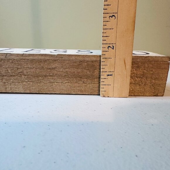 Rustic BLESSED Block Decoration Distressed Farmhouse Decor Tiered Tray or Wall - Picture 4 of 10